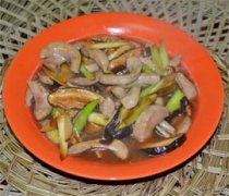 猪腰炒香菇怎么做