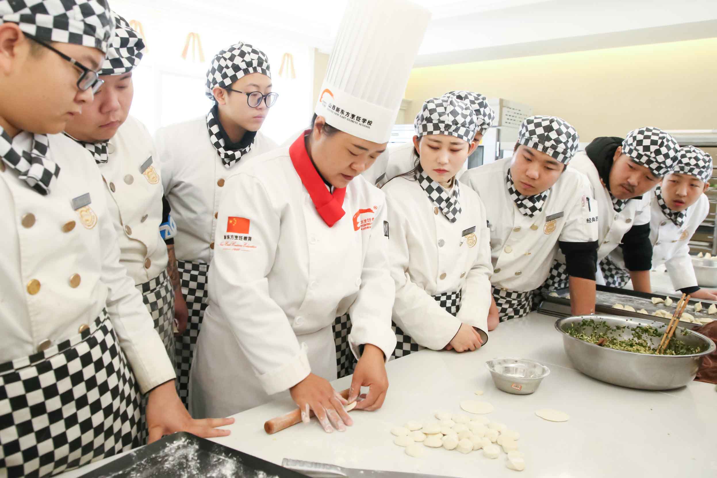 面点大师刘林老师授课