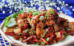 山西新东方美食推荐：辣子鸡块